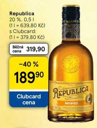Republica 20 %, 0,5 l