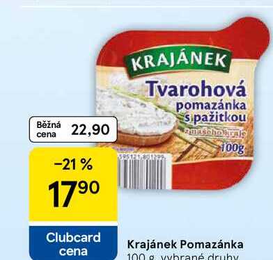 Krajánek Pomazánka, 100 g