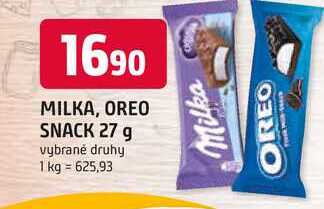 MILKA, OREO SNACK 27 g
