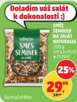 SMĚS SEMÍNEK NA SALÁT NATURALIA, 200 g 