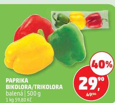 PAPRIKA BIKOLORA/TRIKOLORA balená, 500 g