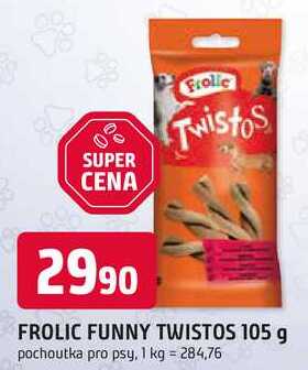 FROLIC FUNNY TWISTOS 105 g pochoutka pro psy