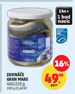ZAVINÁČE GRAN MARE, 400/220 g