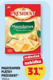 MAASDAMER PLÁTKY PRÉSIDENT, 100 g