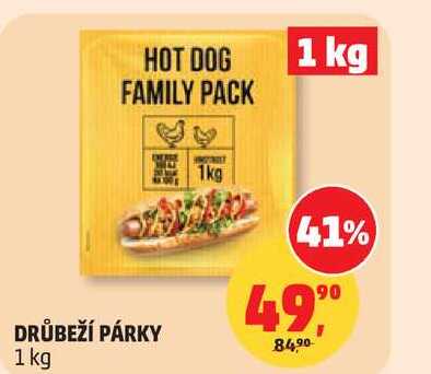 DRŮBEŽÍ PÁRKY, 1 kg 