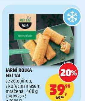 JARNÍ ROLKA ΜΕΙ ΤΑΙ se zeleninou, s kuřecím masem, 400 g