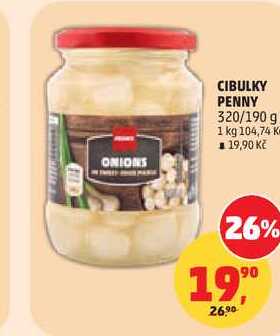 CIBULKY PENNY, 320/190 g