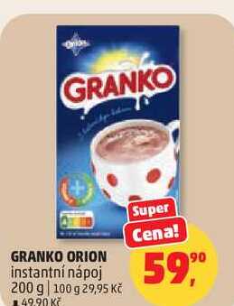 GRANKO ORION instantní nápoj, 200 g