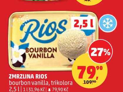 ZMRZLINA RIOS bourbon vanilla, 2,5 l