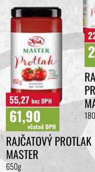 RAJČATOVÝ PROTLAK MASTER, 650g