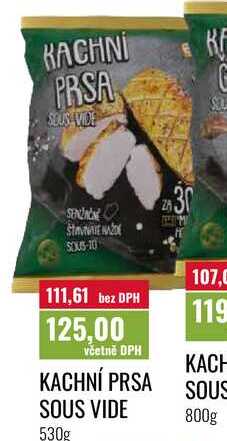 KACHNÍ PRSA SOUS VIDE, 530g