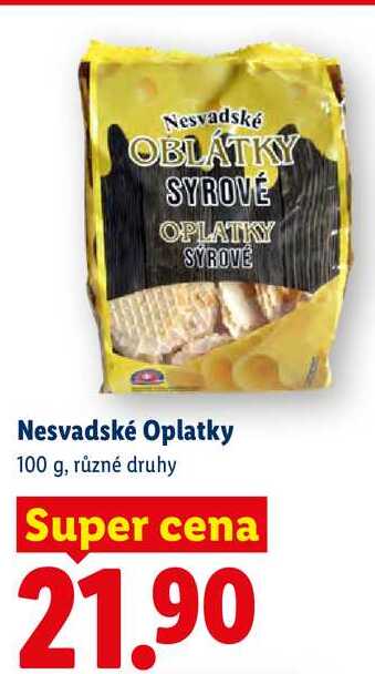 Nesvadské Oplatky, 100 g