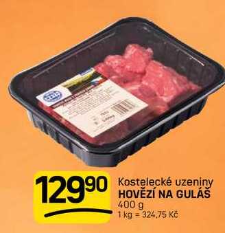 HOVĚZÍ NA GULÁŠ 400 g