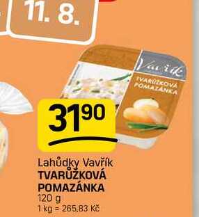TVARŮŽKOVÁ POMAZÁNKA 120 g