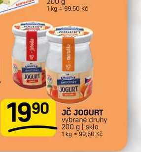 Jč JOGURT vybrané druhy 200 g