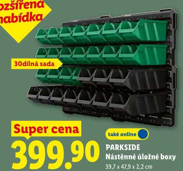 PARKSIDE Nástěnné úložné boxy