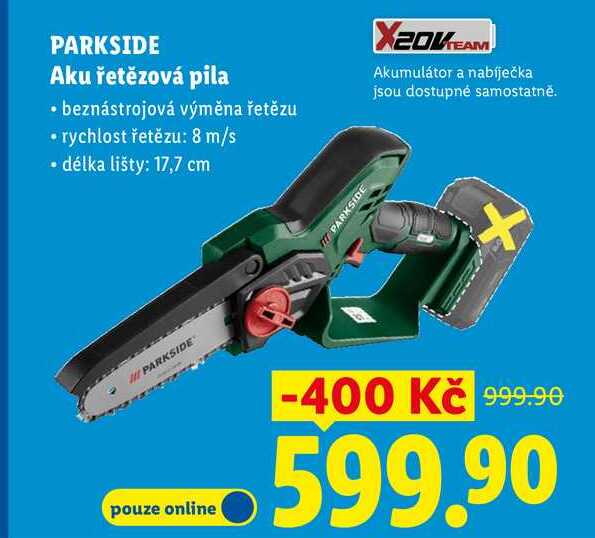 PARKSIDE Aku řetězová pila