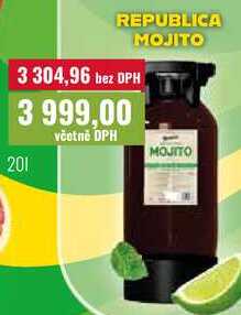 REPUBLICA MOJITO 20l