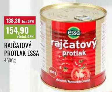 RAJČATOVÝ PROTLAK ESSA, 4500g  