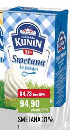 SMETANA 31% 1l