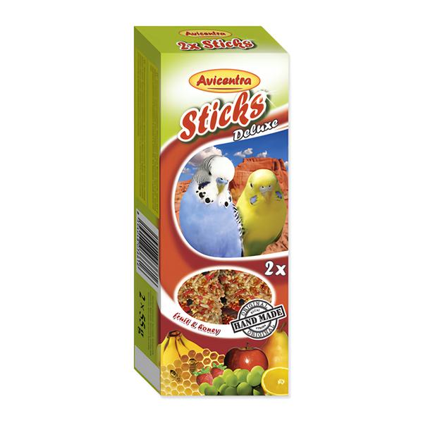 Avicentra Tyčinky pro andulky s ovocem a medem 2x55g