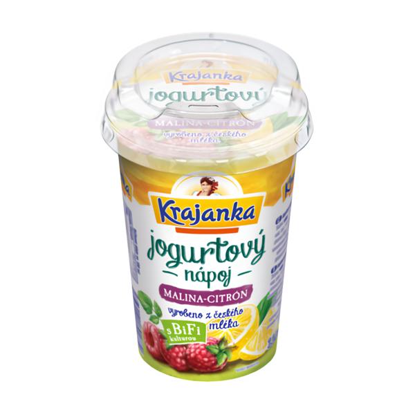 Krajanka Jogurtový nápoj 1,3% malina-citron