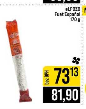 eLPOZO Fuet Español 170 g