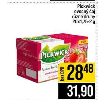 Pickwick ovocný čaj různé druhy 20x1,75-2 g