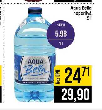 Aqua Bella neperlivá 5l