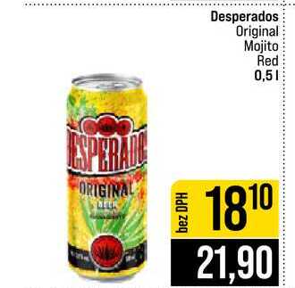 Desperados Original Mojito Red 0,5l