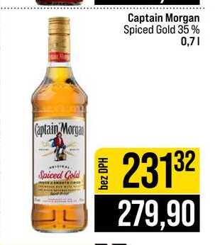 Captain Morgan Spiced Gold 35% 0,7l