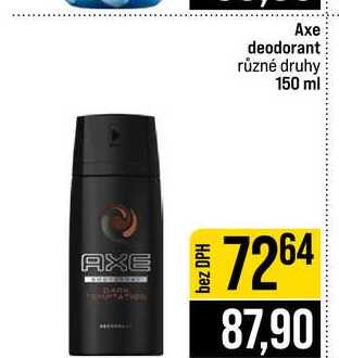 Axe deodorant různé druhy 150 ml 
