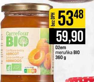 Džem meruňka BIO 360 g