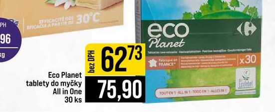 Eco Planet tablety do myčky All in One 30 ks