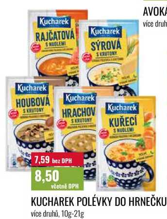 KUCHAREK POLÉVKY DO HRNEČKU 10g-21g 