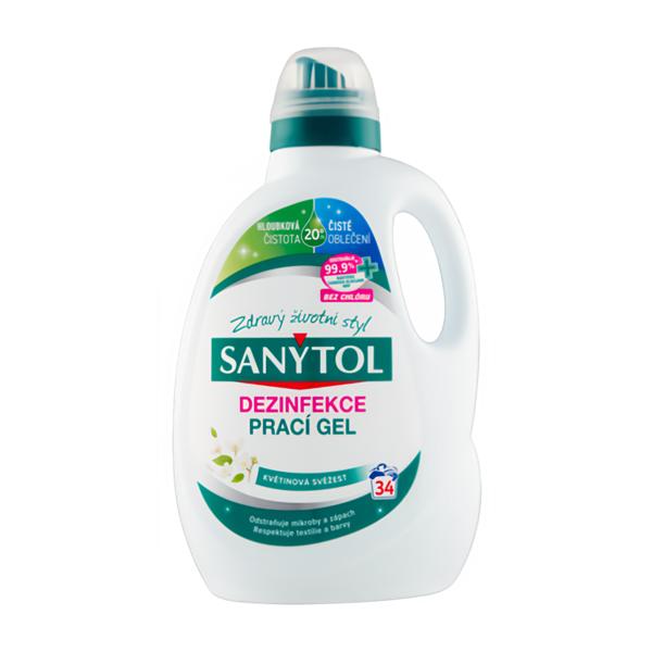 Sanytol Dezinfekční Prací gel s květinovou vůní 1,7l