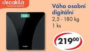Váha osobní digitální 