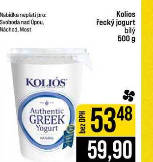 Kolios řecký jogurt bílý 500 g