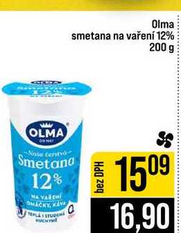 Olma smetana na vaření 12% 200 g
