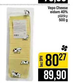 Vepo Cheese eidam 40% plátky 500 g