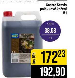 Gastro Servis polévkové koření 5l