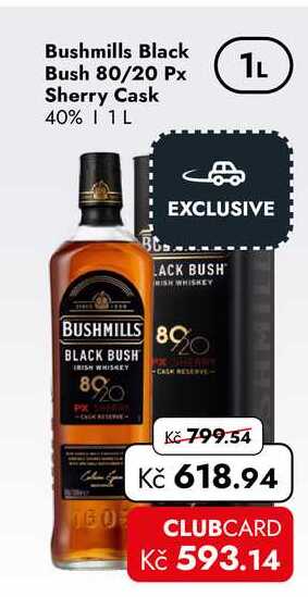 Bushmills Black Bush 80/20 Px Sherry Cask 40%  1L