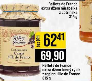 Reflets de France extra džem černý rybíz z regionu Ille de France 315 g