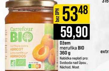 Džem meruňka BIO 360 g 