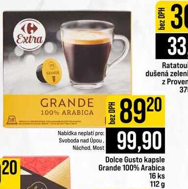 Dolce Gusto kapsle Grande 100% Arabica 16 ks 112 g 