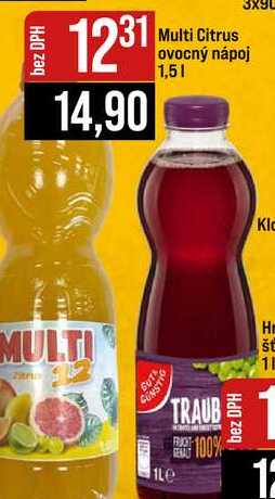 Multi Citrus ovocný nápoj 1,5l