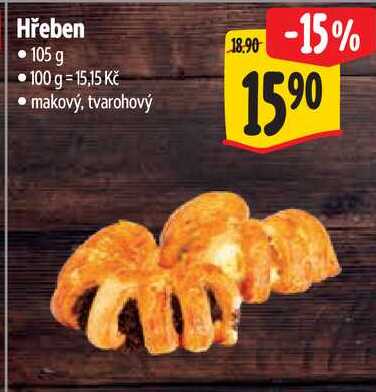 Hřeben, 105 g