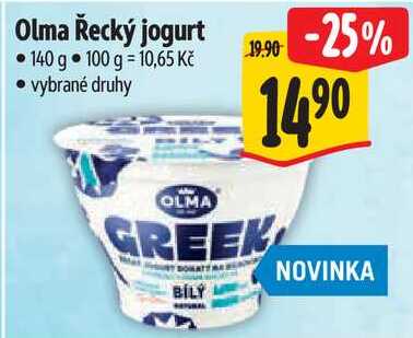 Olma Řecký jogurt, 140 g