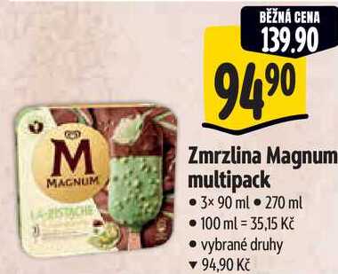 Zmrzlina Magnum multipack, 3x 90 ml