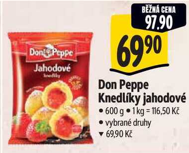 Don Peppe Knedlíky jahodové, 600 g